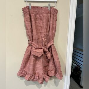 Never Worn Pink Lily Romper